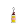 Leuke cosmetische fles PVC sleutelhanger cartoon tas hanger bedel met karabijnhaak - 10