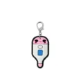 Cute cartoon thermometer shape PVC soft rubber keychain nurse bag pendant charm decoration. - 14