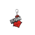Medical PVC keychain nurse theme red heart lobster clasp pendant bag charm accessory gift - Medical Creative