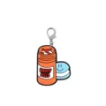 Cute medical cartoon pill bottle silicone keychain with lobster clasp, stylish bag pendant accessory. - 13