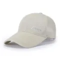 Cappellino da baseball da uomo in rete traspirante con visiera lunga per il sole estivo. - Bianco avorio