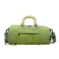 Green fitness duffel bag large capacity travel gym bag with wet dry separation pocket. - Green