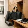 Schwarze große Reisetasche, stilvolle Fitness-Handtasche für Damen und Herren Kurztrip. - Minimalistisch Schwarz
