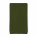 Sciarpa in maglia tinta unita verde scuro, morbida sciarpa invernale calda per coppie. - Verde militare