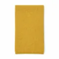 Sciarpa in maglia tinta unita gialla accogliente calda inverno scaldacollo morbido - Giallo Nebbia