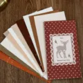 Vintage speciaal papier notebook 95x175mm, 30 vel, retro knutselpapier set voor journal en DIY. - Maneschijn Hert / 30 Vellen (10 Patronen * 3)