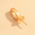 Guarnizione pendente in argento S925 satinato, componente per gioielli DIY con perno. - Fibbia ad ardiglione opaca (SK223) / Taglia S / Oro