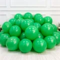 Green forest style latex balloons retro macaron party graduation classroom decor - 100pcs Pack / Matte Deep Green