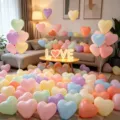 Romantische hartvormige ballonset voor verjaardag huwelijksfeest en romantische decoratie. - 10 Inch (100 Stuks) / Macaron Gemengde Kleuren