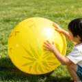 36 inch giant outdoor inflatable fruit ball yellow pineapple design for park garden party play. - Pineapple Print / 5 Pieces Pack 36 Inch
