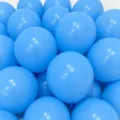 Thickened latex balloons matte standard round blue balloons for party and wedding decoration setup. - Matte Light Blue