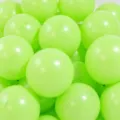 Thickened matte latex balloons in bright light green, perfect for party decoration and events. - Matte Fruit Green
