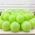 Ballons en latex vert style macaron ballons épais pour décoration de fête d'anniversaire - Vert Fruit Mat