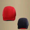 Kids summer quick-dry double-sided wearable foldable soft brim breathable baseball cap details. - 3-8 Years (Head Circumference 50-54cm) / Reversible / Red & Navy Blue