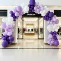 Balloon arch kit for party decoration white and purple balloon set with stand and pump - Purple Theme Balloon Arch Kit (4m x 2.5m)