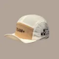 Kinder schnelltrocknende 5-Panel Camp Cap Sommer leicht atmungsaktiv Sonnenschutz Kappe - 3-10 Jahre (Kopf 49-54cm) / Khaki und Beige