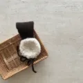 Kinder Winter Plüsch Ohrenschützer mit Kontrastfarben Design, kuschelweiche warme Ohrenwärmer. - 3-9 Jahre (Nur als Referenz) / Kaffeebraun