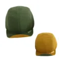 Kids summer quick-dry reversible baseball cap, breathable soft brim baby sun hat. - 3-8 Years (Head Circumference 50-54cm) / Reversible / Matcha Green and Ginger Yellow