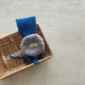 Kinder Winter Plüsch Ohrenschützer mit niedlichem Aufnäher Design, warme Lammfell Ohrenwärmer. - 3-9 Jahre (Nur als Referenz) / Blau