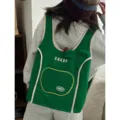 Zaino stile coreano a forma di mela da donna, borsa casual in tela carina per viaggi. - Borsa Singola Verde