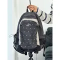 Zaino da esterno stile coreano grande capacita borsa casual per scuola donna e uomo - Taglia L / Nero