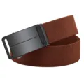 Herren Taktischer Gürtel elastischer Nylon Freizeit Hüftgurt mit robuster Schnalle Outdoor Sport - 125cm / Kaffee