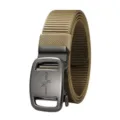 Herren Taktischer Nylon Gürtel Khaki Automatische Schnalle Freizeit Arbeit Gürtel - Einheitsgröße 120 cm / Khaki