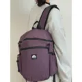 Sac à dos de voyage outdoor violet léger et élégant avec plusieurs compartiments. - Violet