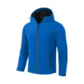 Blue mens windbreaker hooded jacket lightweight breathable outdoor hiking active jacket product detail - S / Tops / Blue