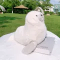 Cute white seal plush toy large stuffed animal pillow soft cuddle doll for kids and home decor - Sea Lion / 25cm