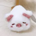 Carino maialino bianco peluche morbido animale imbottito giocattolo antistress regalo per bambini - Bianco / 18cm