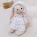 Peluche coniglietto con abito da sposa bianco, morbida bambola regalo per ragazze dolci. - Abito da Sposa Bianco Velo / 30cm