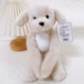 Morbido peluche di golden retriever con braccia lunghe e mani magnetiche, dolce bambola regalo. - Serie Magnetica a Braccia Lunghe - Golden Retriever / 28cm