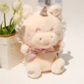Süßes Lolita Einhorn Plüschtier Kuscheltier rosa Kissen Geschenk für Mädchen Kinderzimmer - Höhe ca. 23cm / Lolita Rosa Einhorn