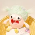 Funny ugly cute plush doll green hair meme toy soft stuffed funny gift for kids and girls - 35cm / Green Plush