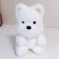 Simpatica bambola di peluche bianca con guance rosa morbido animale regalo compleanno - West Highland Sacco di Fagioli di Decompressione