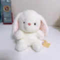 Cute white plush bunny rabbit stuffed animal toy soft doll desktop companion gift for kids. - Decompression Beanbag White Rabbit