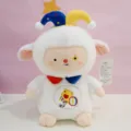 Simpatico peluche di pecora da circo bambola, morbido cuscino animale regalo per ragazze. - Pecora seduta / 35cm
