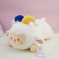 Simpatico peluche pecora circo con cappello da giullare, morbida bambola agnello cuscino regalo. - Stile Prono / 40CM