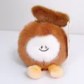 Simpatico marrone peluche castagna bambola ciondolo morbido cartone animato borsa decoro - Circa 15cm / Longan