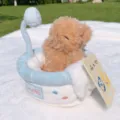 Simpatico peluche orsetto marrone in vasca da bagno doccia design morbida bambola regalo - Bagno Schiuma - Orso