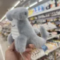Grey hammerhead shark plush toy cute stuffed animal soft pillow gift for kids and adults SKU - Hammerhead Shark
