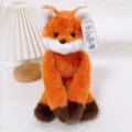 Cute long arm orange fox plush toy, soft stuffed animal doll for kids gift and baby soothing sleep. - Long Arm Magnetic Series - Fox / 28cm