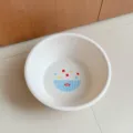 Plastic washbasin for student dorm, durable household daily use washing basin with cute pattern - Washbasin