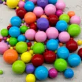 Cuentas redondas de acrílico de colores para accesorios de joyería DIY, cuentas de. - 6mm / Mezcla Oscura