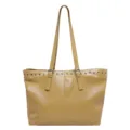 Koreanischer Stil große Kapazität Schulter Tote Tasche Damen vielseitige Pendler Handtasche PU - Gelb