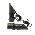 Sifflet de survie extérieur 7 en 1 avec lumière LED, boussole et lanière pour camping. - Vert Militaire