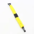 Yellow black paracord survival bracelet outdoor sports handmade wilderness emergency wrist rope - Yellow & Black