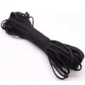 Black 7-strand paracord variant, 31 meters length, ideal for DIY survival and outdoor camping. - Approx. 31m Black