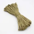 Khaki 7-core paracord bundle for outdoor survival, camping, and DIY handmade crafting projects. - Approx. 31m No. 76